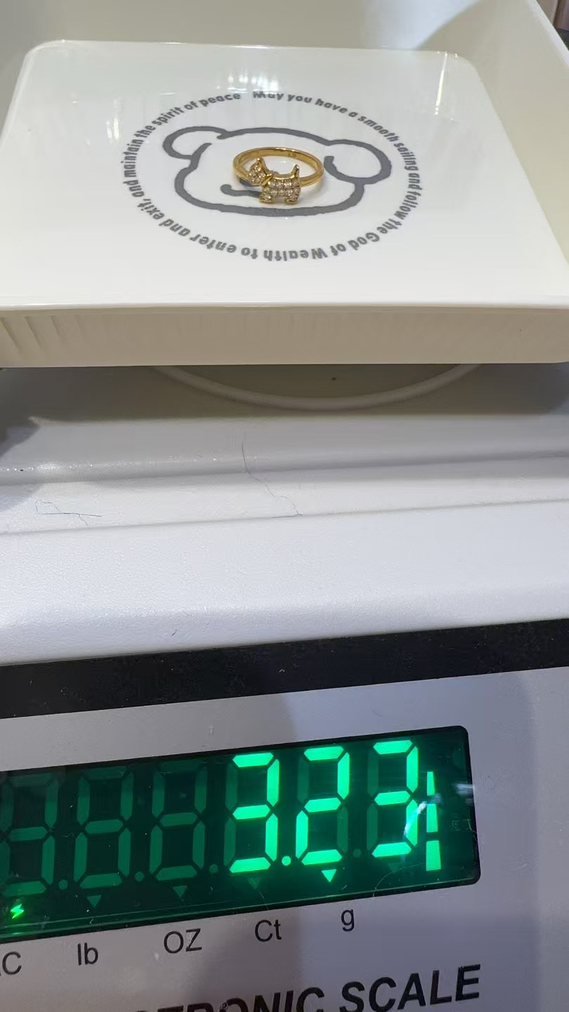 足金精品工艺戒指