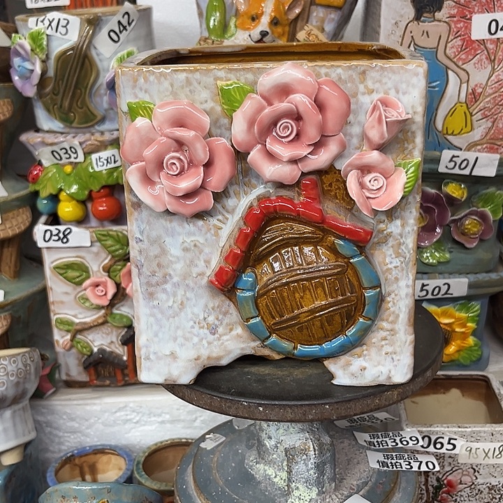 粗陶材质多肉花盆