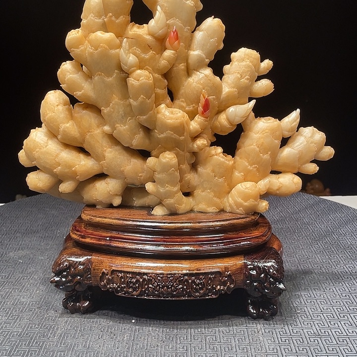 白***风寿山石寿山石雕刻艺术品