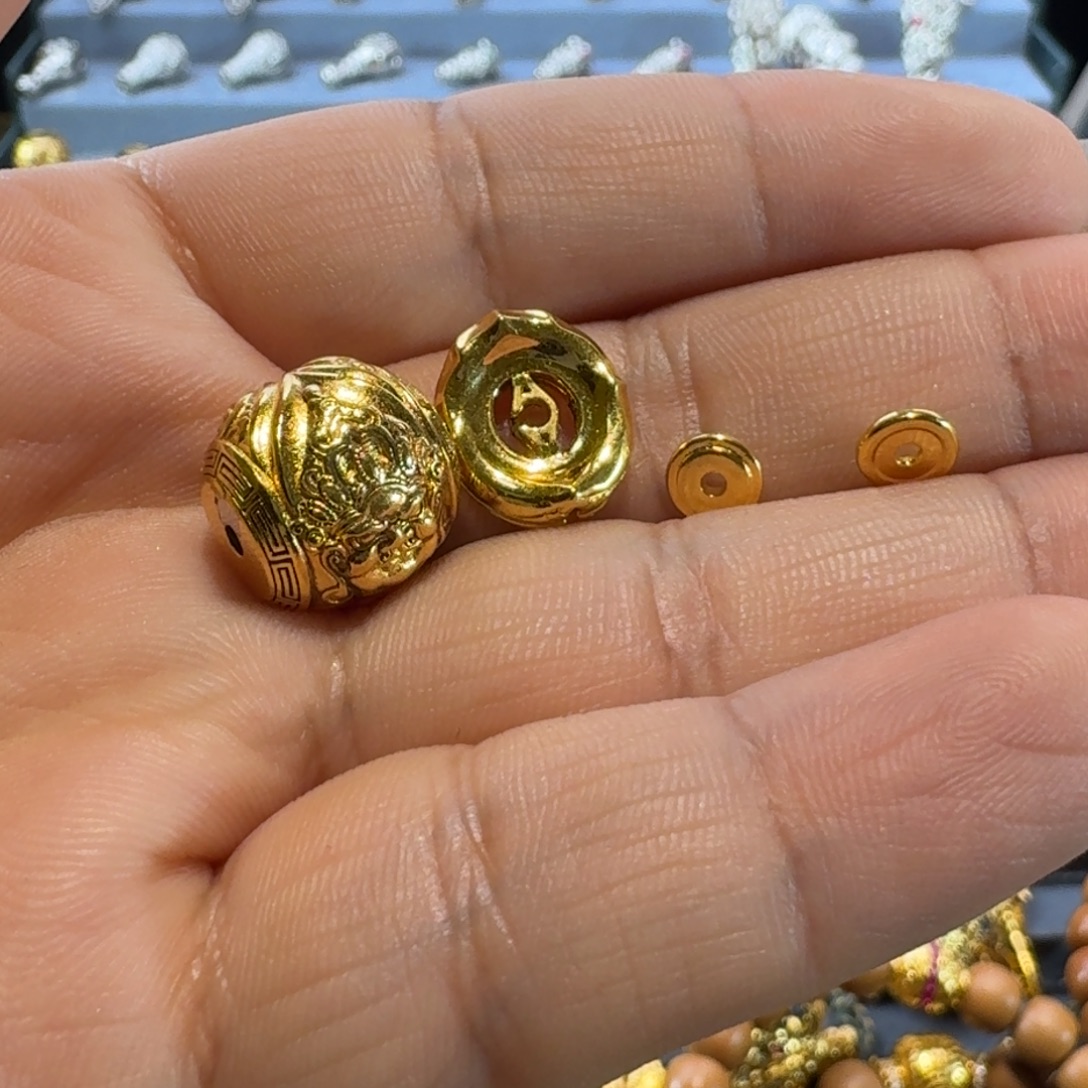 银S925黄财12车轮隔片一对6荷鲁斯之眼10