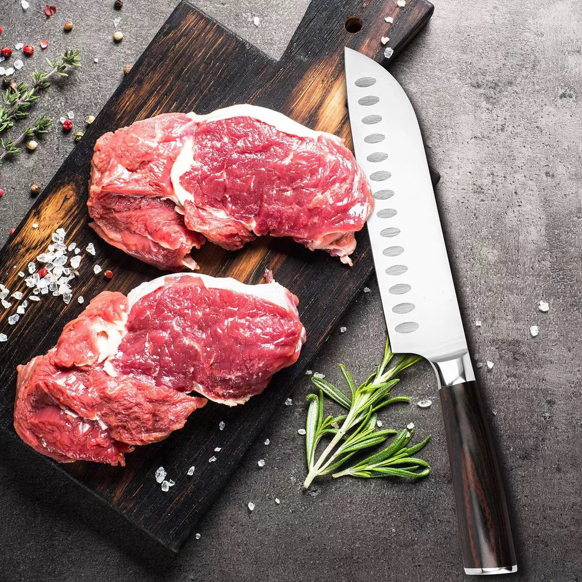 2号西式调理刀主厨家用菜刀切菜切肉超锋利斩切两用刀厨师西厨刀