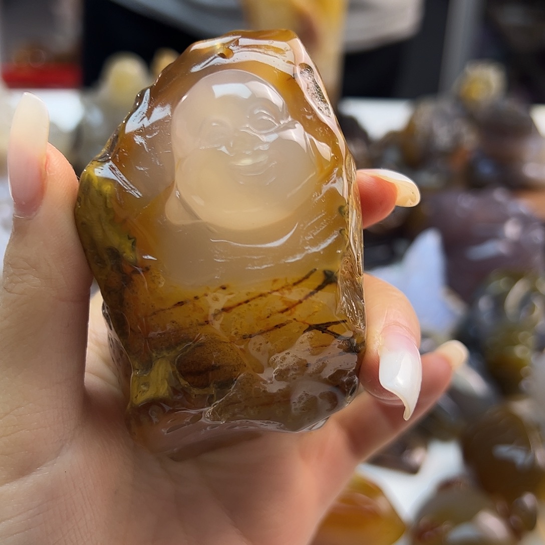 玛瑙/玉髓未镶嵌吊坠(不含链)