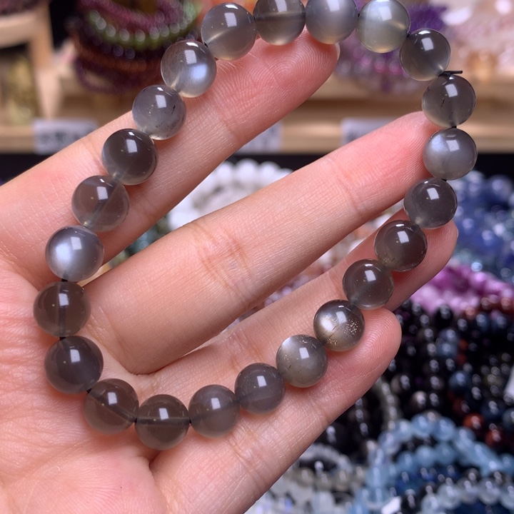 未镶嵌手串水晶姜****?