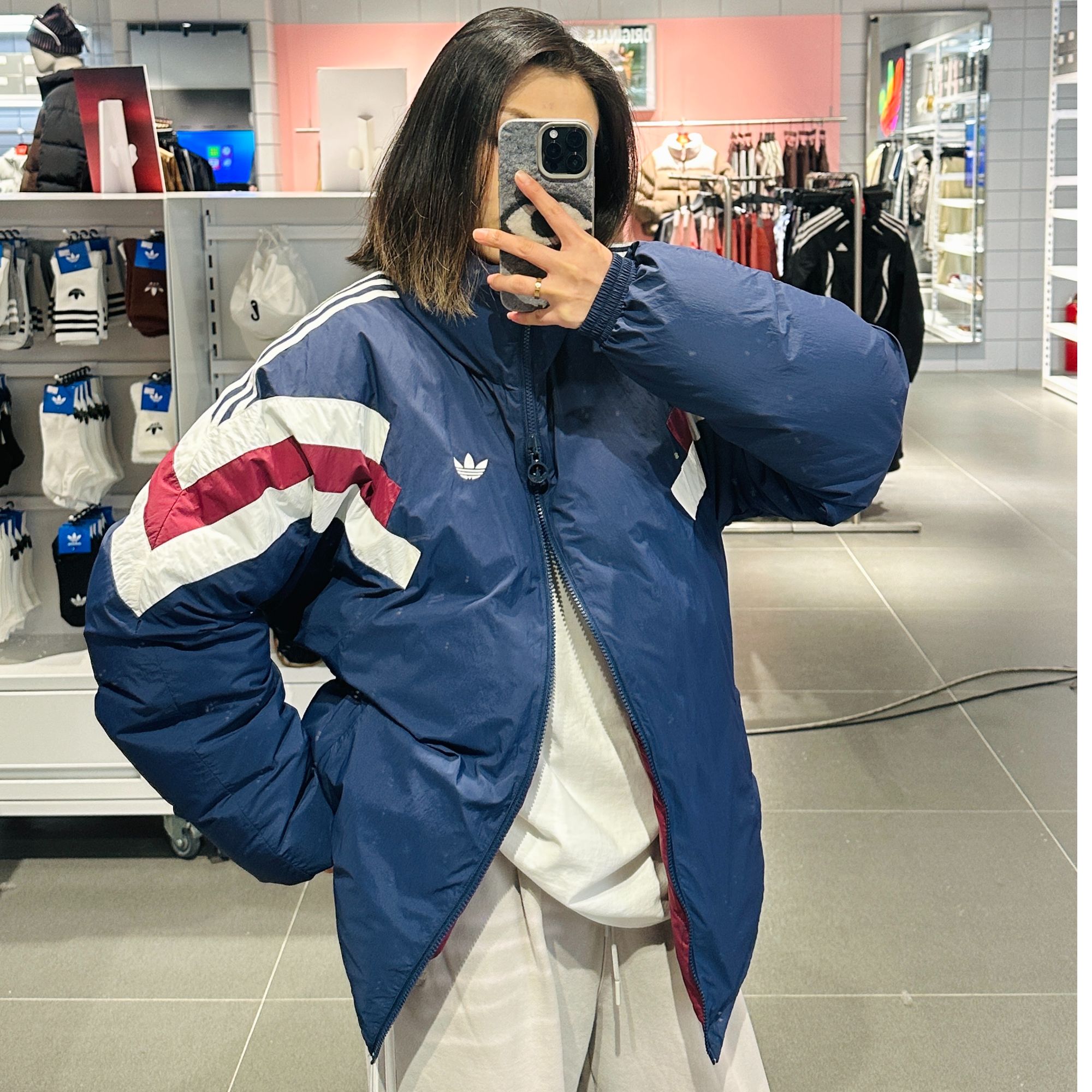 adidas/阿迪达斯三叶草 GOTEBORG JKT 立领运动休闲羽绒服KF9609