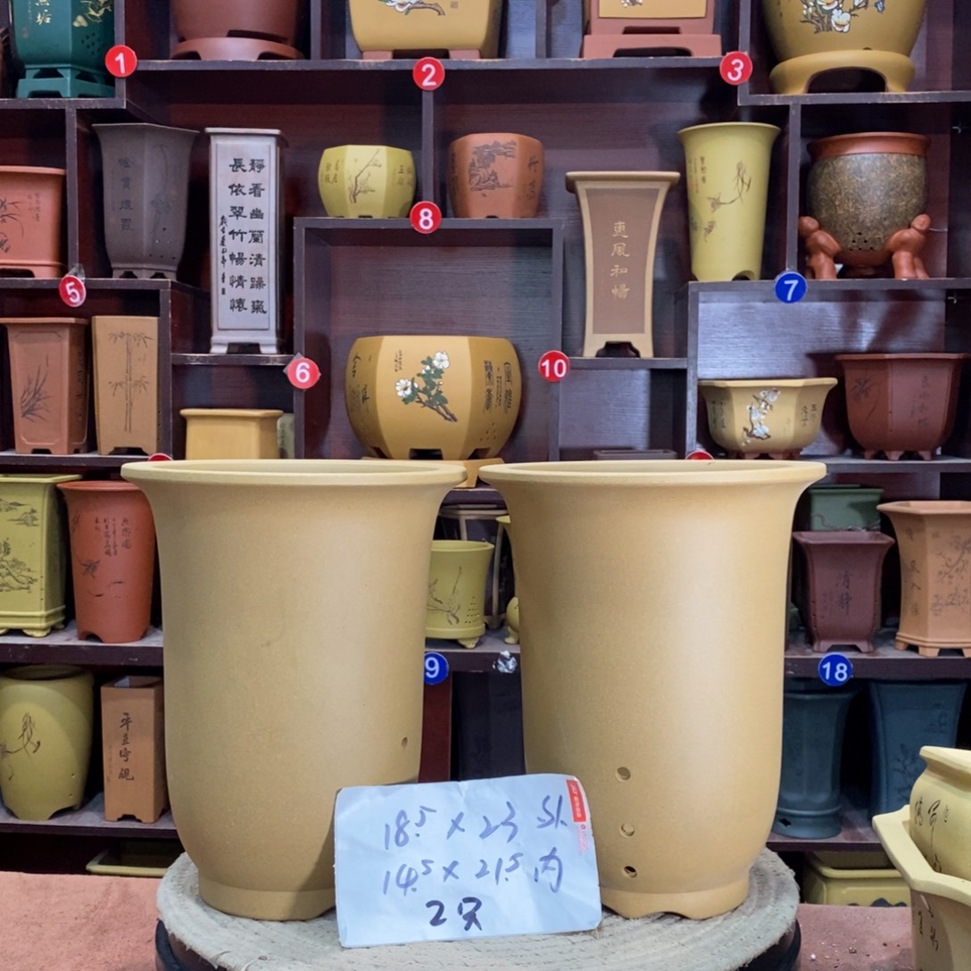 紫砂艺术紫砂花盆