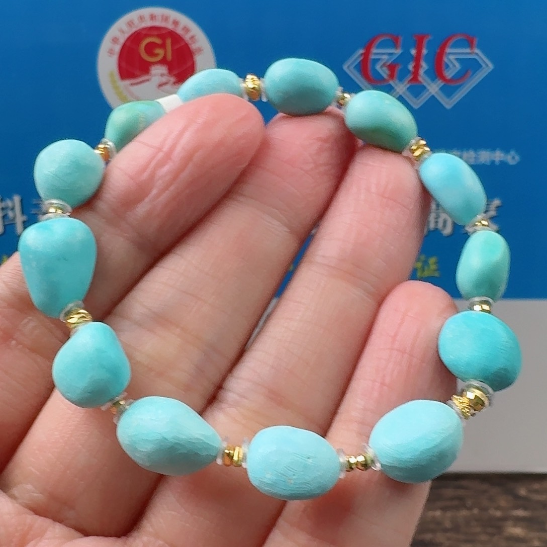 绿松石珠宝奇石未镶嵌