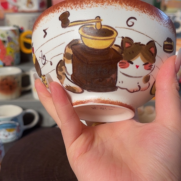 景德镇陶瓷可爱手绘杯