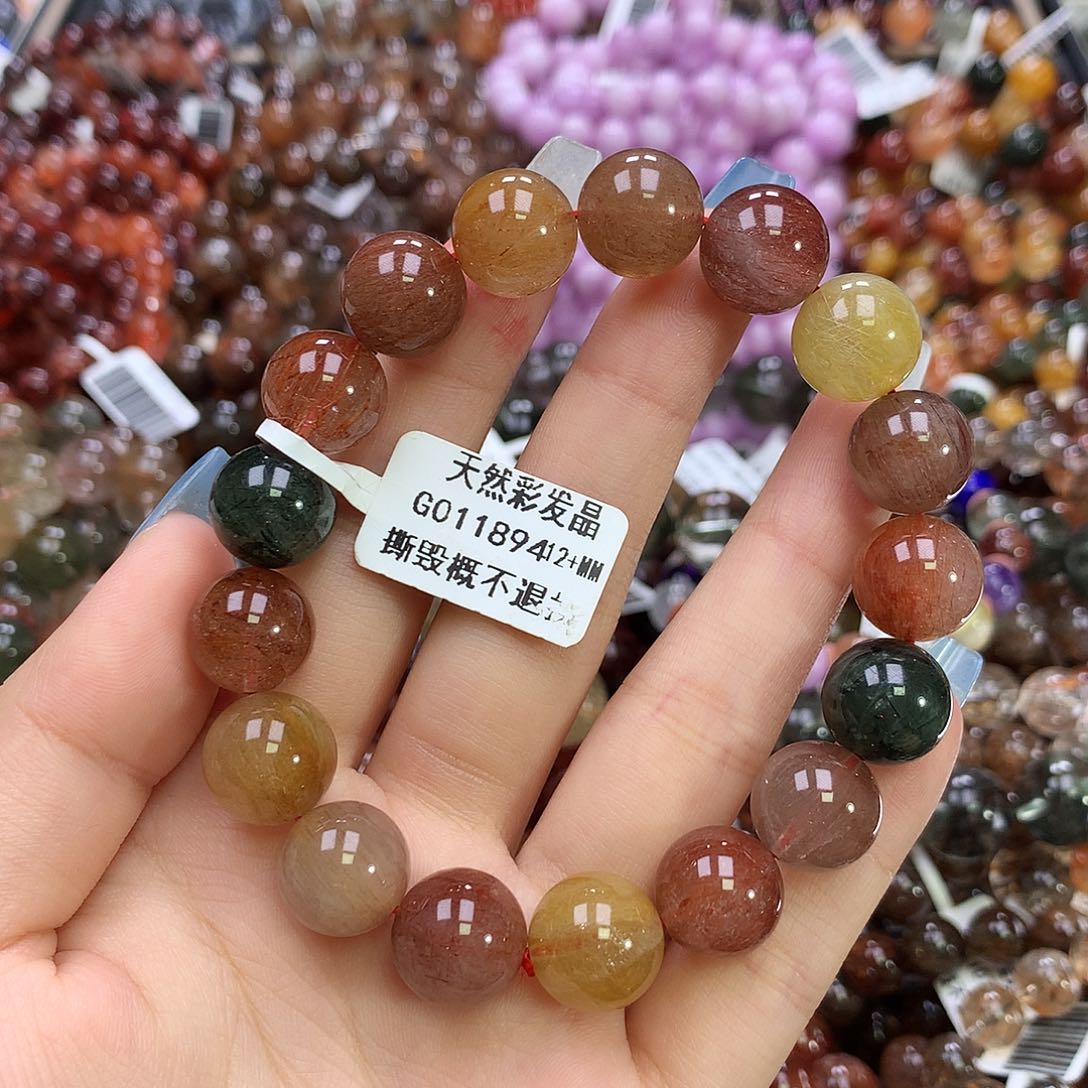 水晶手链未镶嵌，