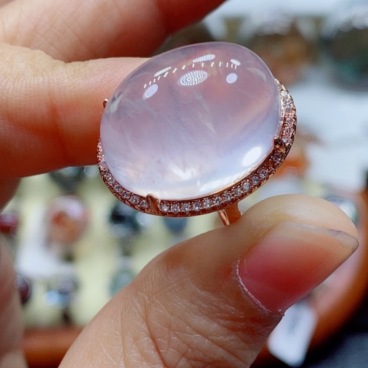 水晶戒指未镶嵌水晶