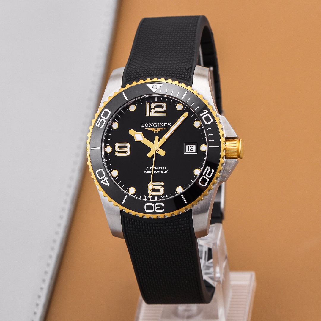 99新 Longines/浪琴 康卡斯运动系列L3.781.3.56.9自动机械腕表