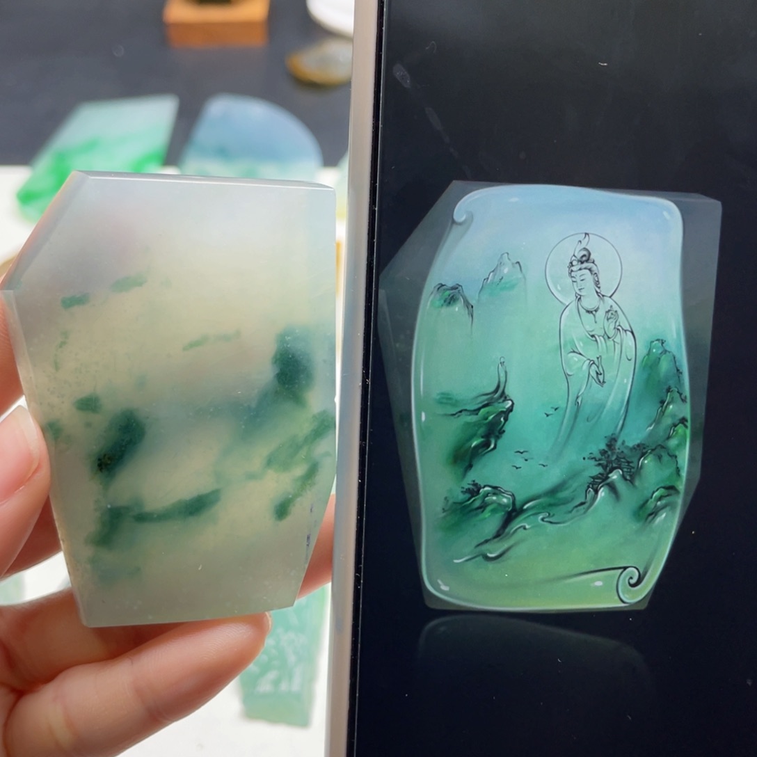 定制翡翠未镶嵌包工包料