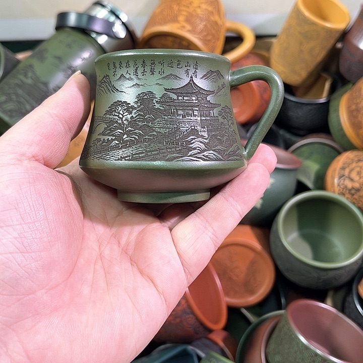 茶杯紫砂全手工紫砂主任杯