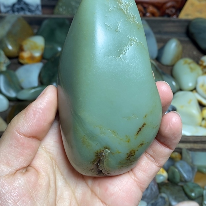 小***雨和田玉未镶嵌挂件