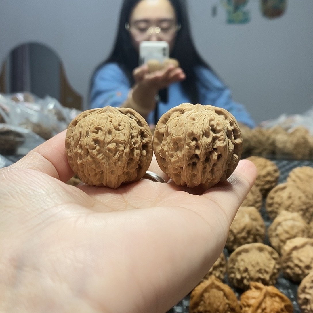 桃核吊坠雨花石36