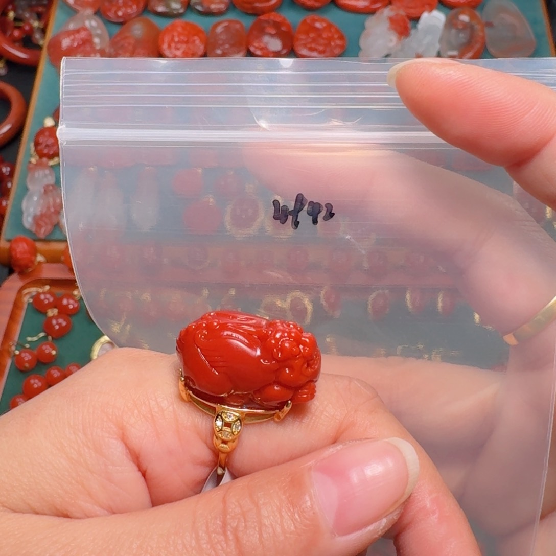 南红玛瑙南红银S925镶嵌