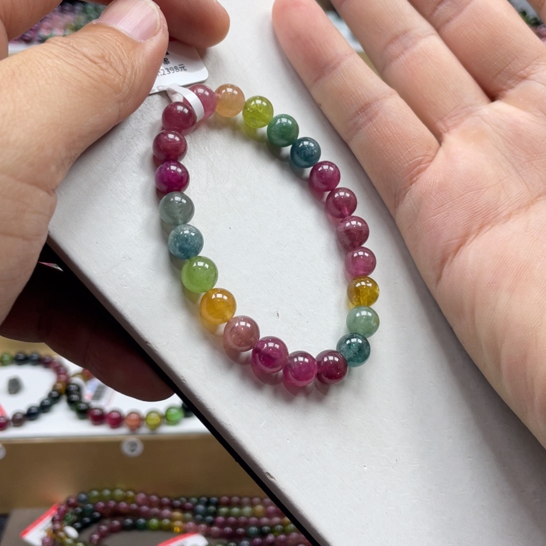 手串未镶嵌碧玺8mm.mmmmmm