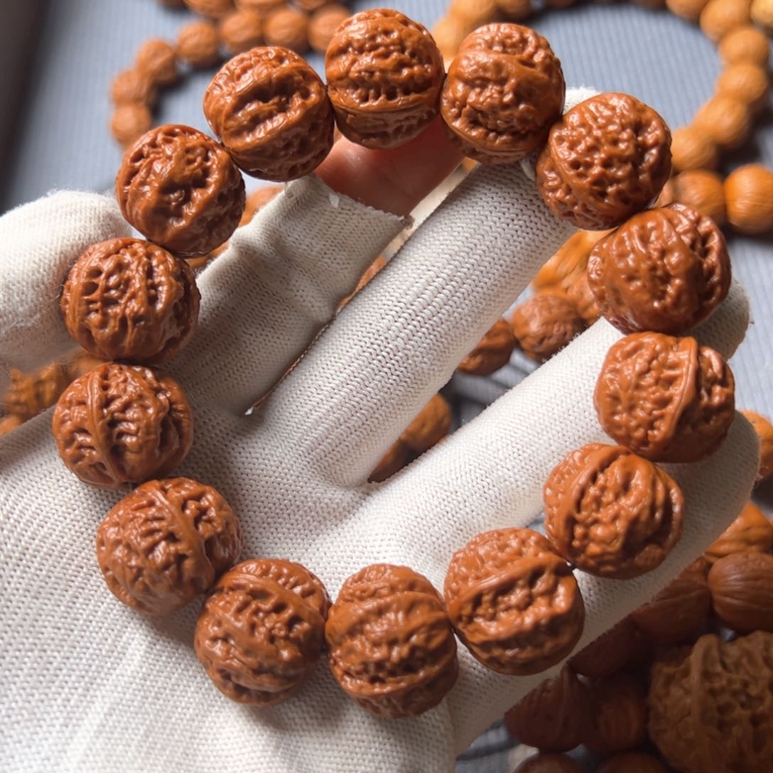 文玩核桃手串张*柒2.0八棱