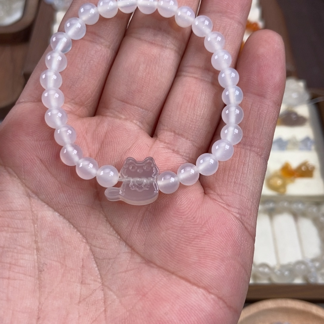 玛瑙/玉髓未镶嵌手链