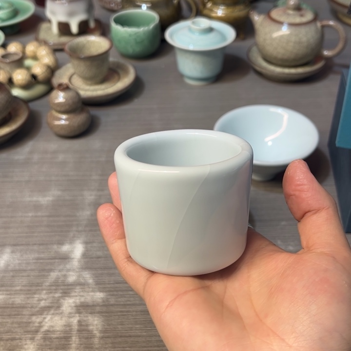 潘建波 月影凝霜 扳指杯