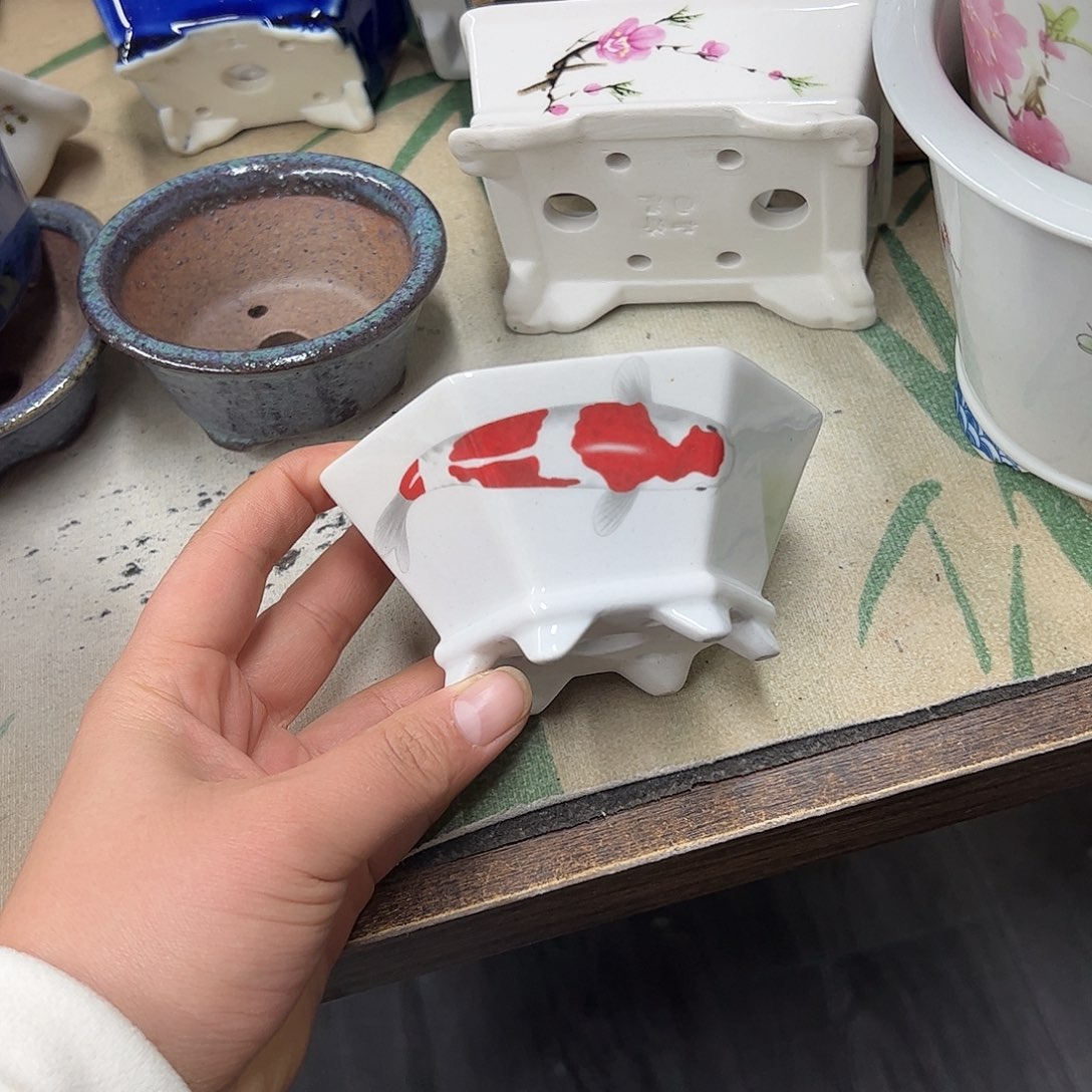 花盆紫砂175号瑕疵11/5cm