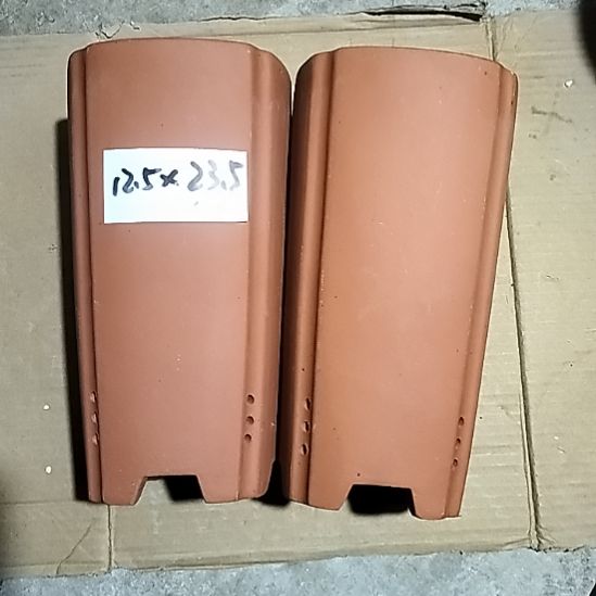 紫砂红泥四方签筒两个