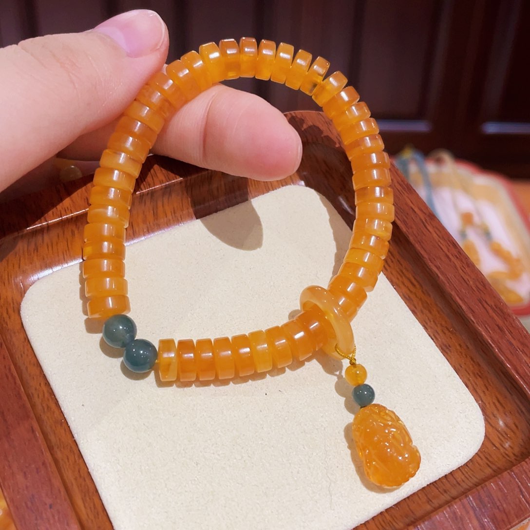 蜜蜡手链未镶嵌手串