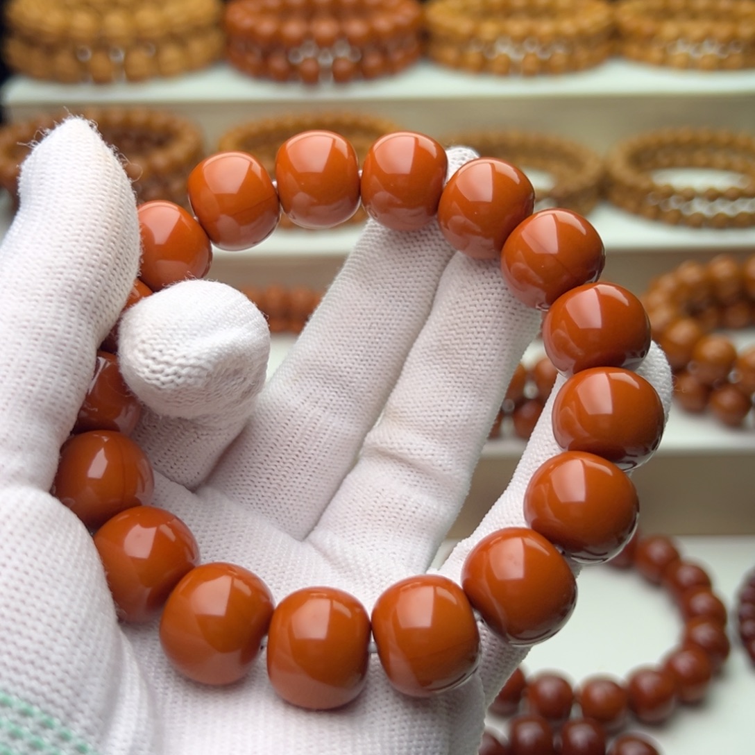 半***生猴头核桃手串聚宝盆老邢