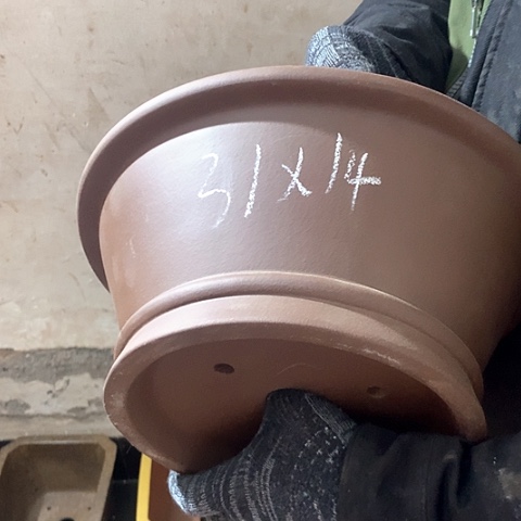 紫砂花盆手工制作