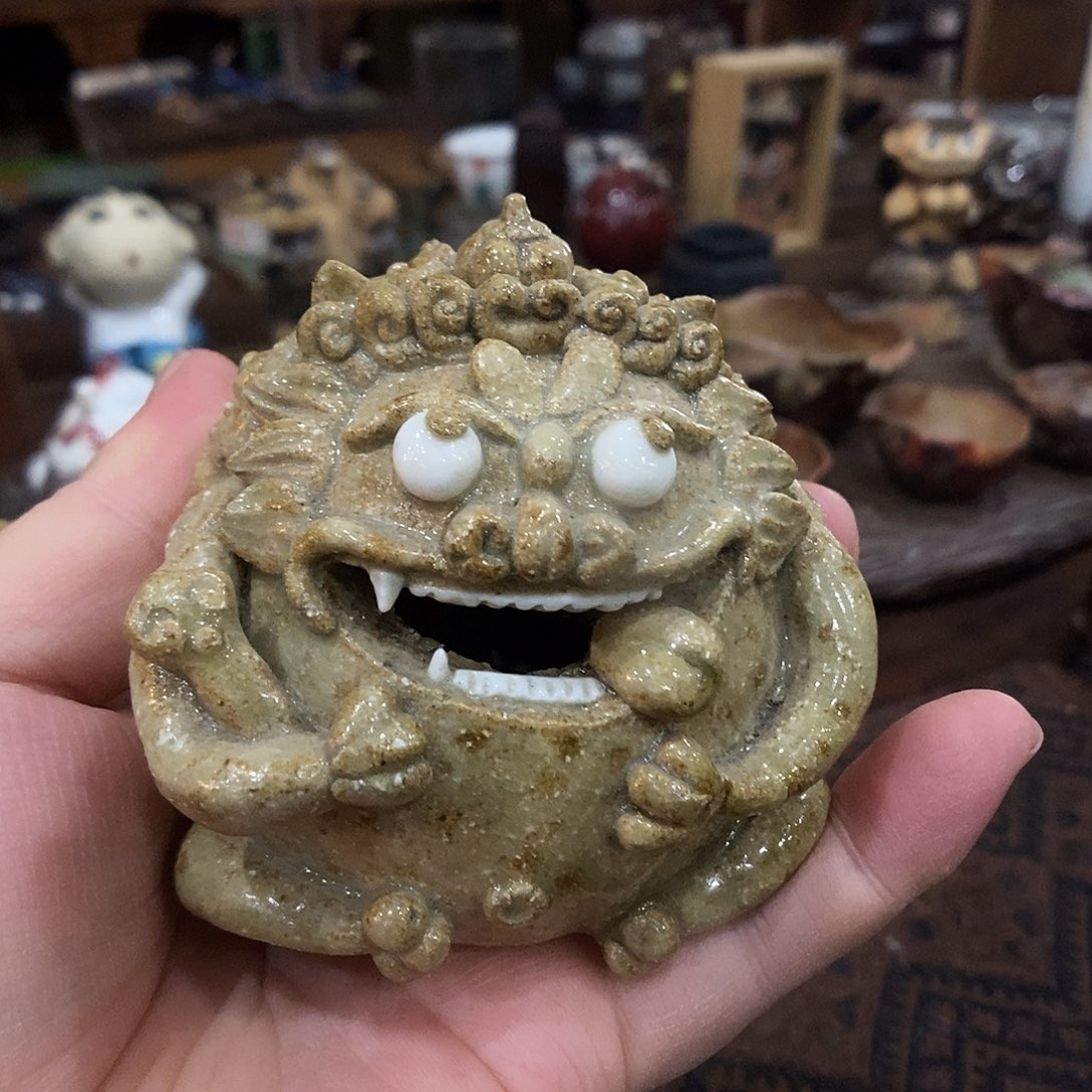 手工制作柴烧茶具