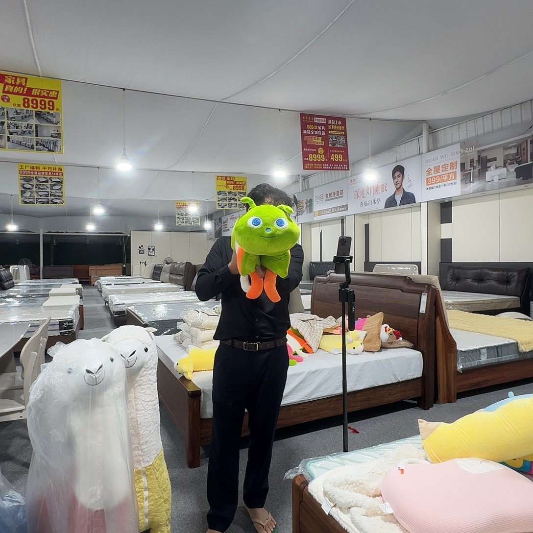 原驼毛马正身毛毛毛虫乳胶枕头