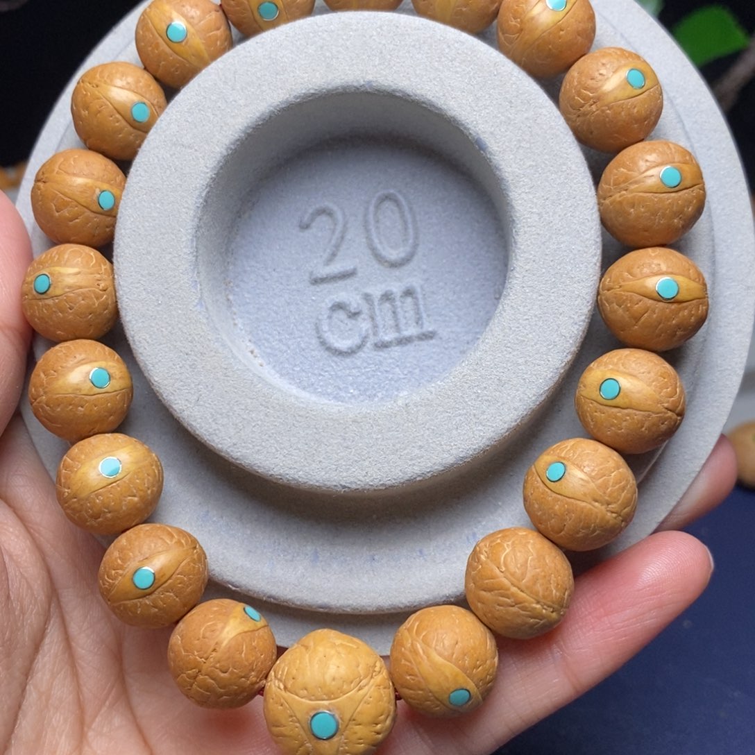 凤眼菩提吊坠13.5手串松