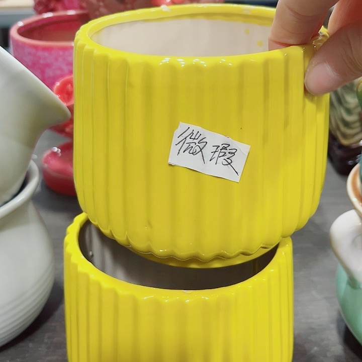 多肉陶瓷花盆满10元包邮