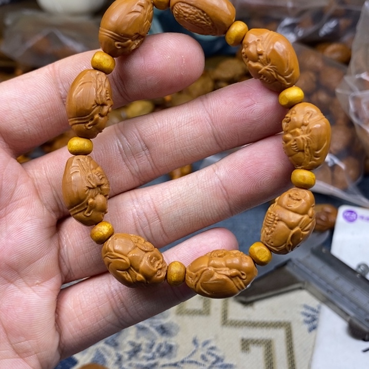 橄榄核手串/手链橄榄核雕工艺手串
