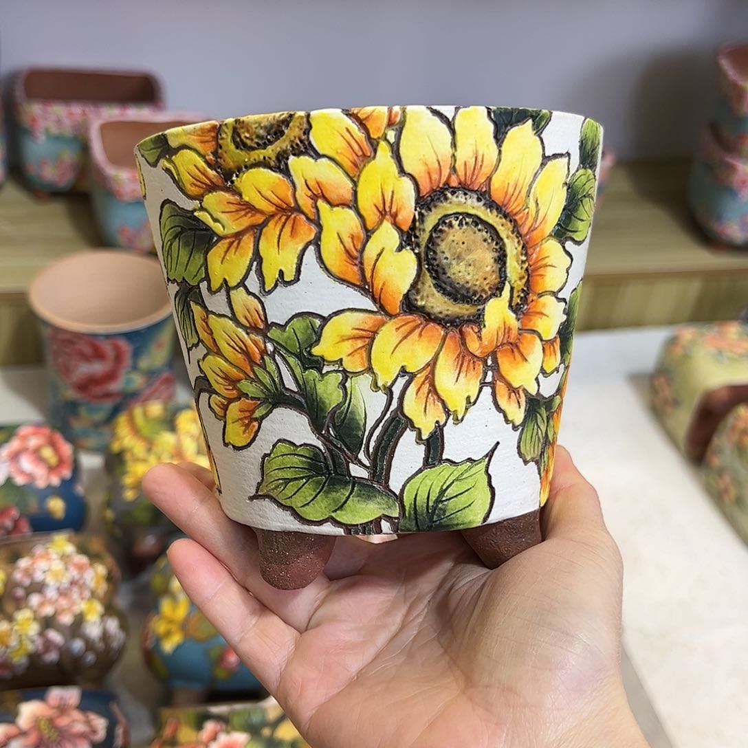 景德镇陶瓷花盆景德镇陶瓷花盆