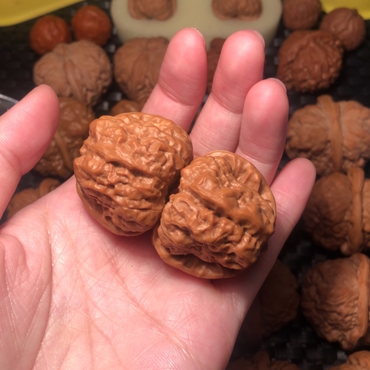文玩核桃把件三角蛤蟆36