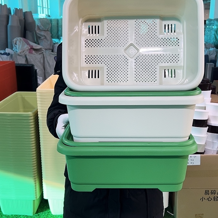 清仓小菜盆长38宽28高14米色3只带托