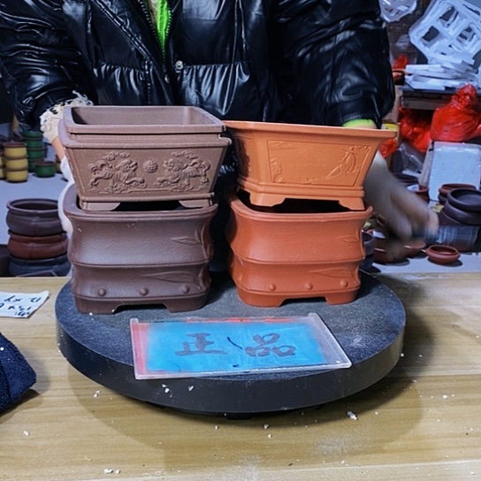 紫砂花盆紫砂花盆