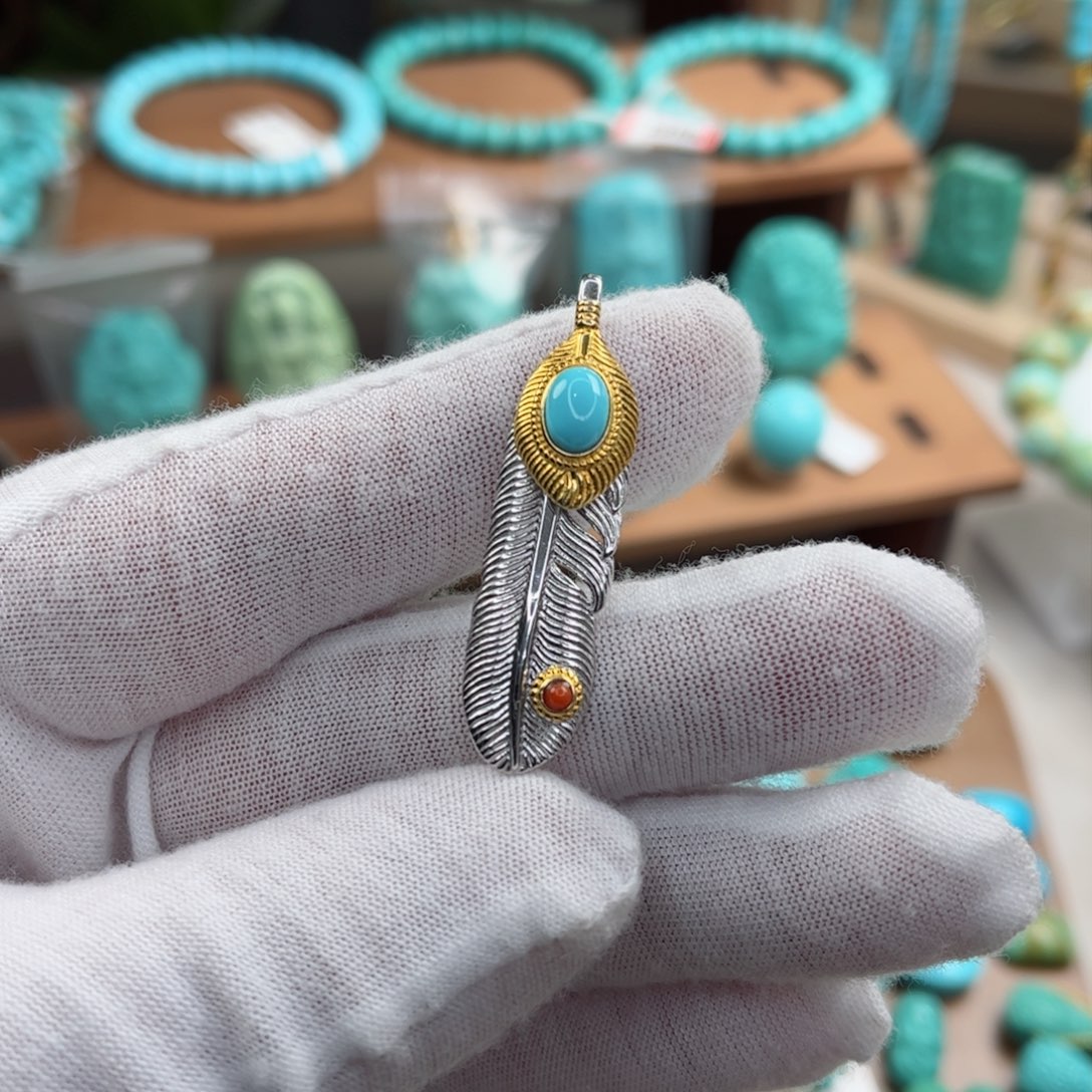 绿松石未镶嵌配饰