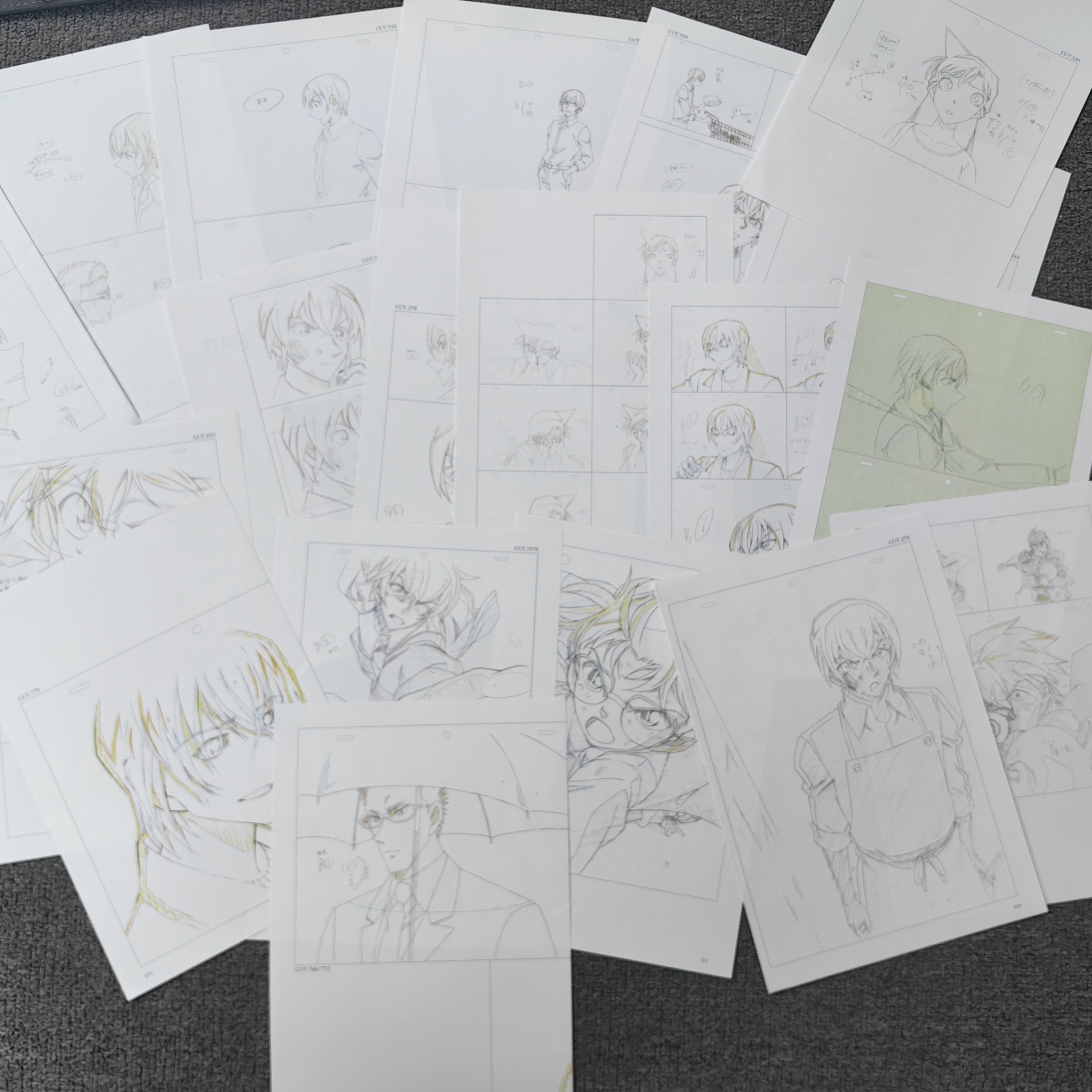 【中古】动漫系列周年原画切页合集（名柯/地缚）