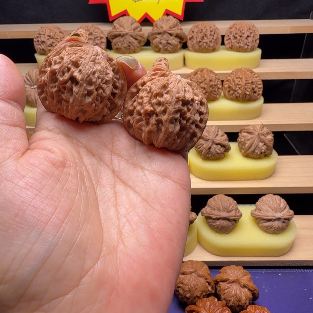 吊坠文玩核桃42尺正磨盘