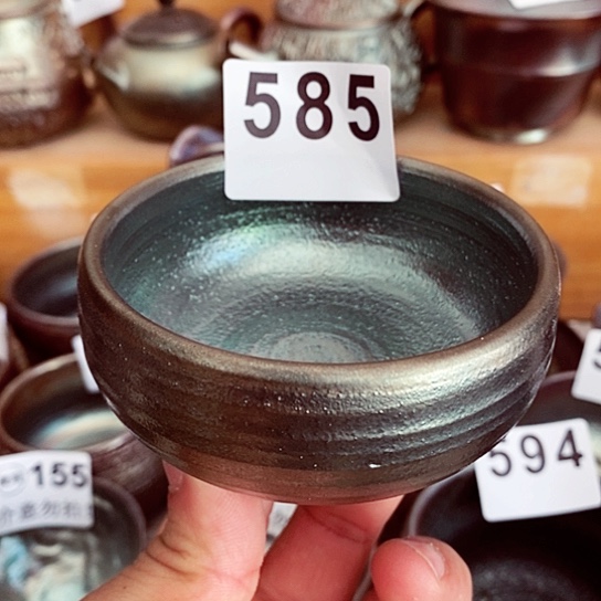 茶杯紫泥柴烧纯手工585