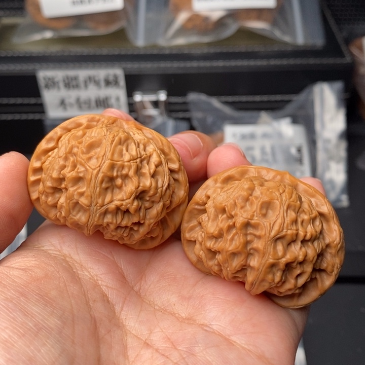 文玩核桃把件43宫灯