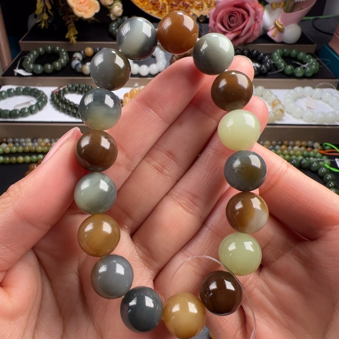 和田玉手链未镶嵌