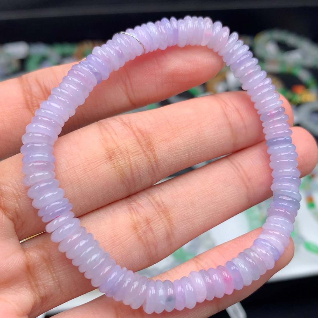 翡翠手链未镶嵌卡