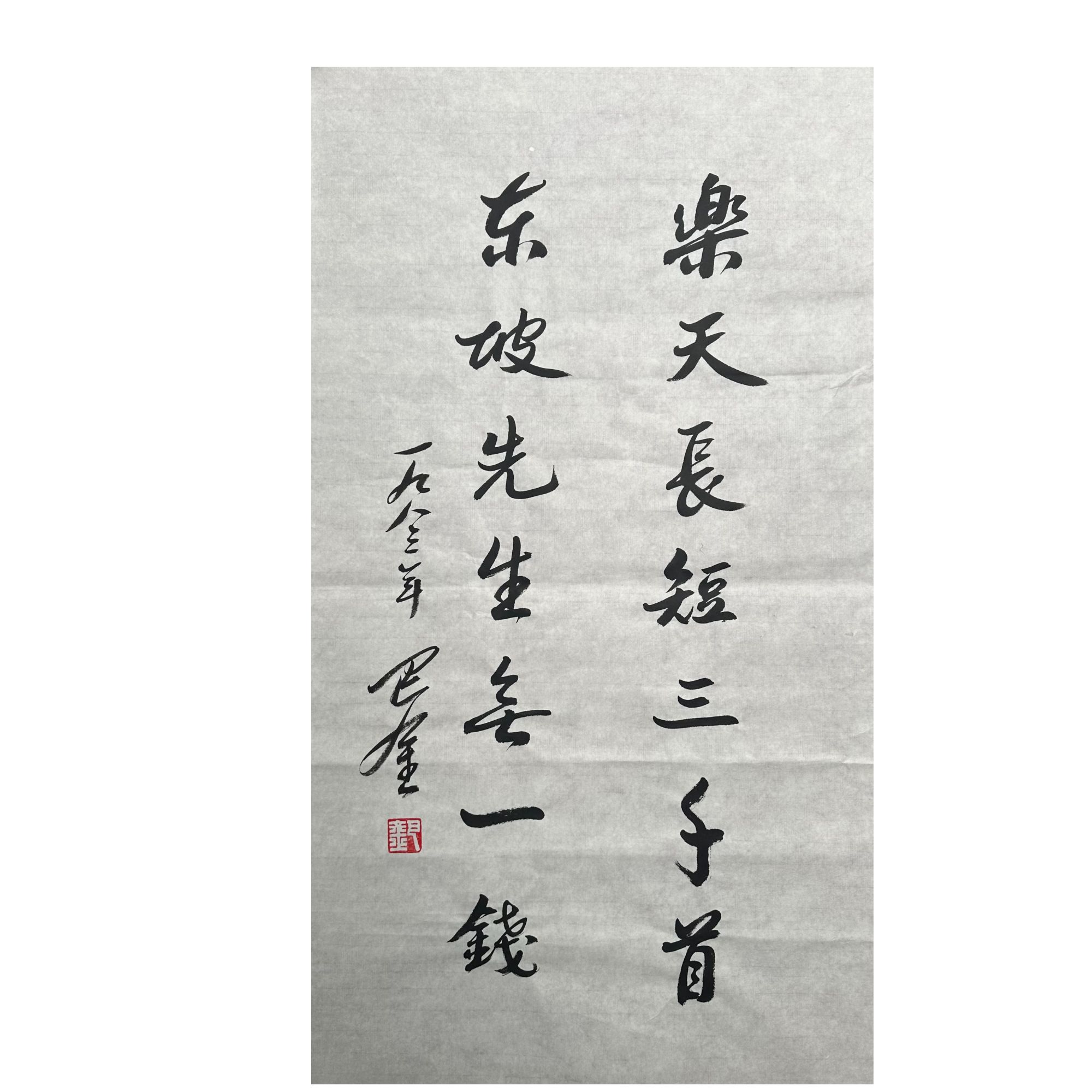 B-R-3233 书法 49cm×93cm 软片