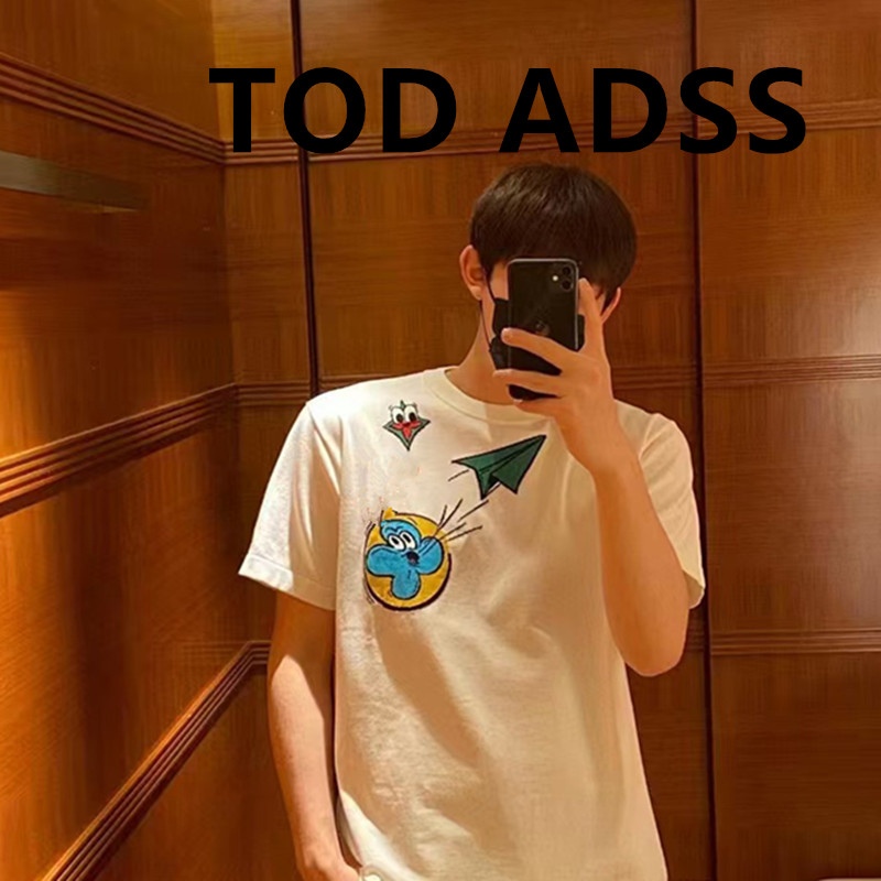 TOD ADSS 欧美25顶顶漫画针织毛衣短T男女款