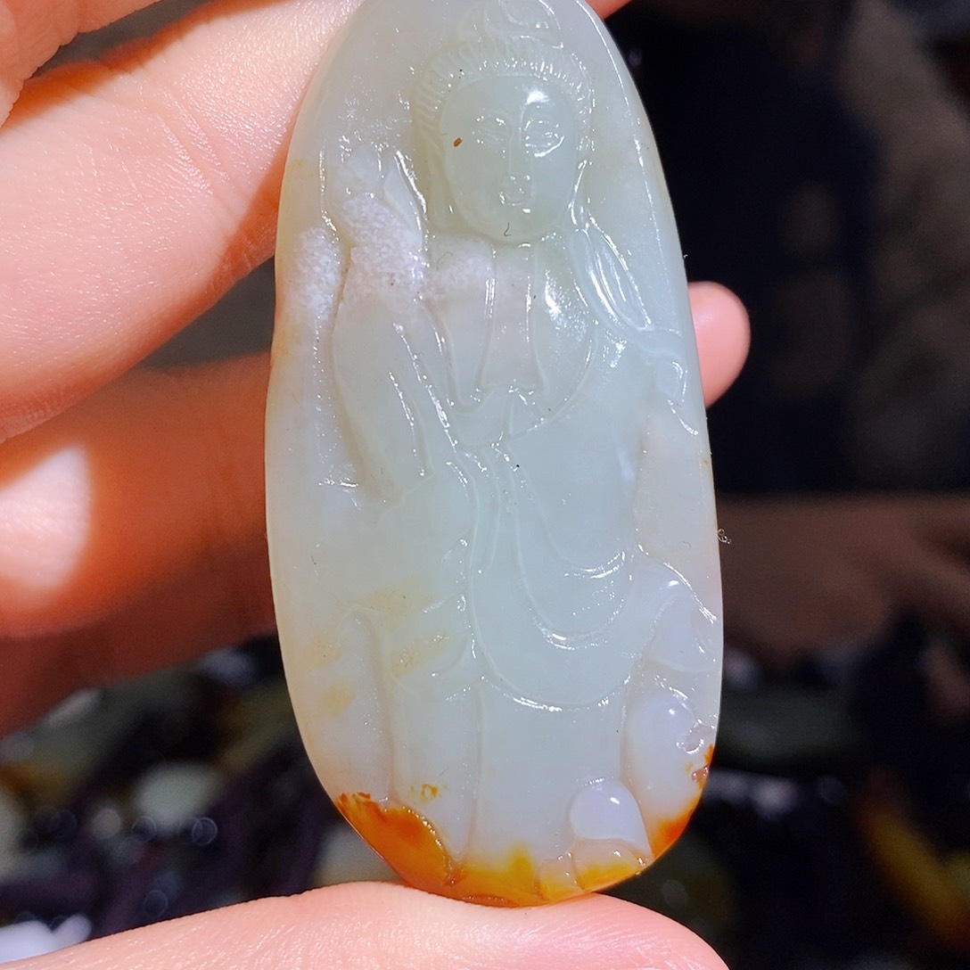 和田玉颈饰未镶嵌