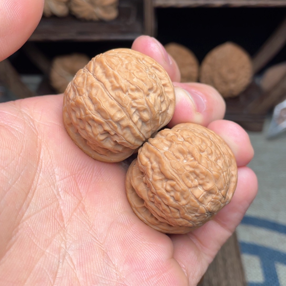 文玩核桃把件36边38肚毕业乾隆磨