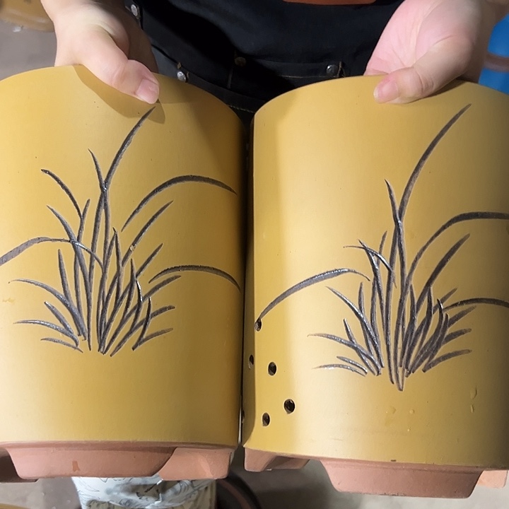 紫砂花盆口径14 18