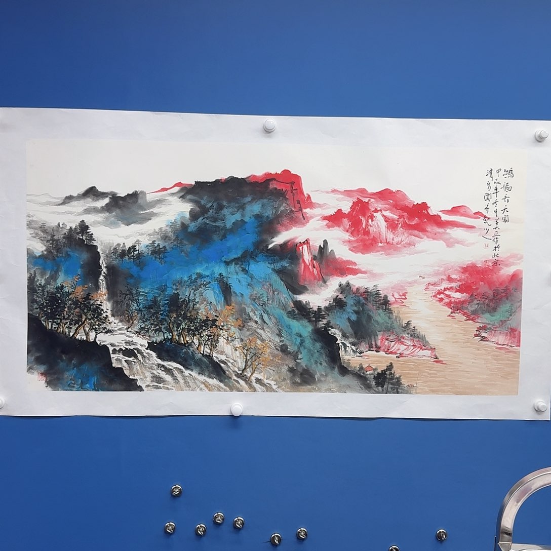 国画多次参加国内外大型